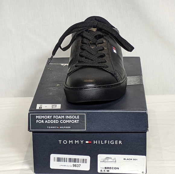 NEW Tommy Hilfiger Mens Brecon Cup Sole Sneaker Black Sz 8.5 black