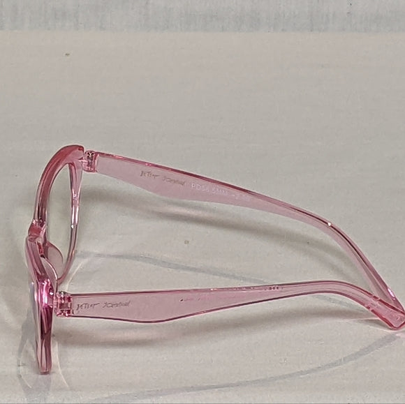 NEW Betsey Johnson Blue LIght Glasses +2.00 pink - help eyestrain