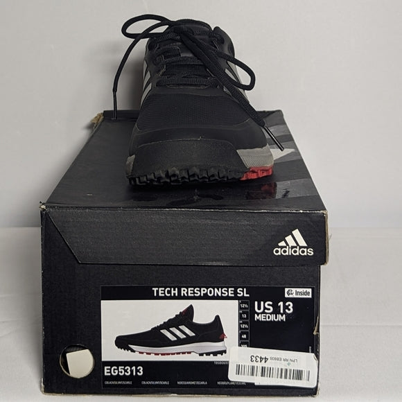 NEW adidas Mens Tech Response Spikeless Golf Shoe Sz 13 black