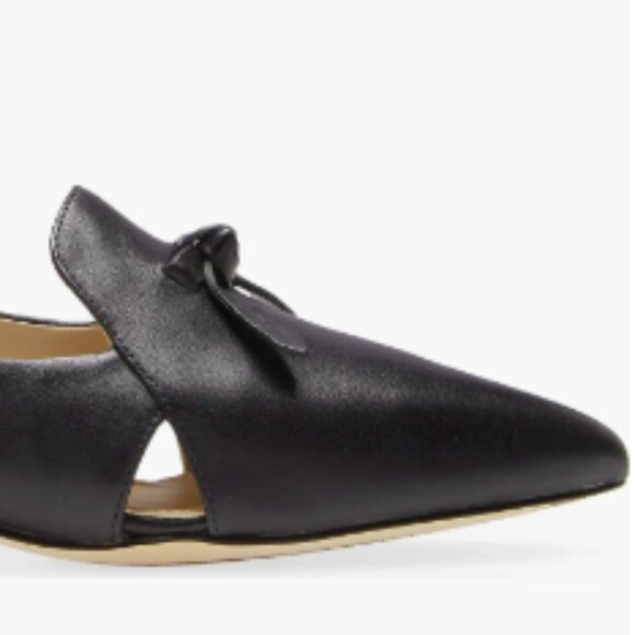 NEW Cole Haan Womens Leather Viola Skimmer Ballet black sz 8.5