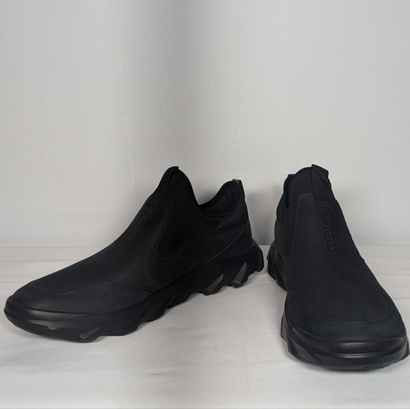 NEW ECCO Mens Mx Slip on 2.0 Sneaker black Sz 11/11.5