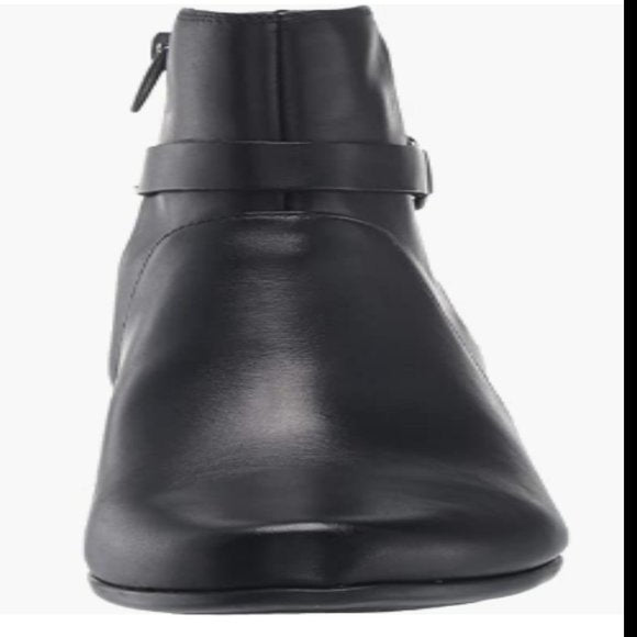 NEW Clarks Womens Leather Un Damson Mid Ankle Boot Sz 10 black