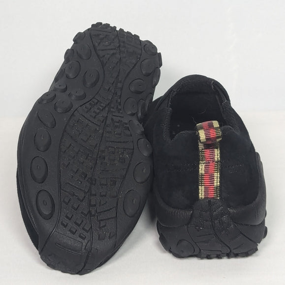 NEW Merrell Womens Jungle Moc Slip-On Suede Shoes Sz 9 black