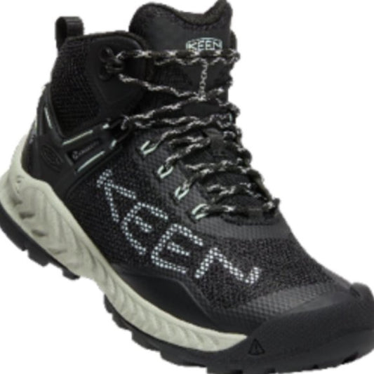 NEW Keen Womens Nxis Evo Mid Height Waterproof Hiking Boot Sz 10 black