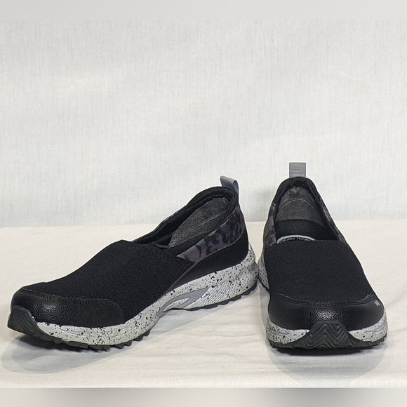 NEW Ryka Womens Sky Walk Chill Slip On Trail Shoe black/grey Sz 8.5