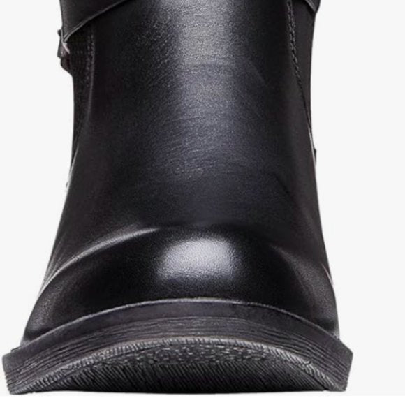 NEW Propet Womens Leather Tatum Ankle Bootie Sz 7.5 black
