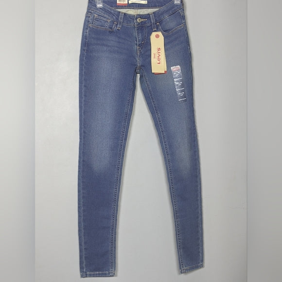 NEW Levis 535  Womens Super Skinny Mid Rise Jeans 25x30