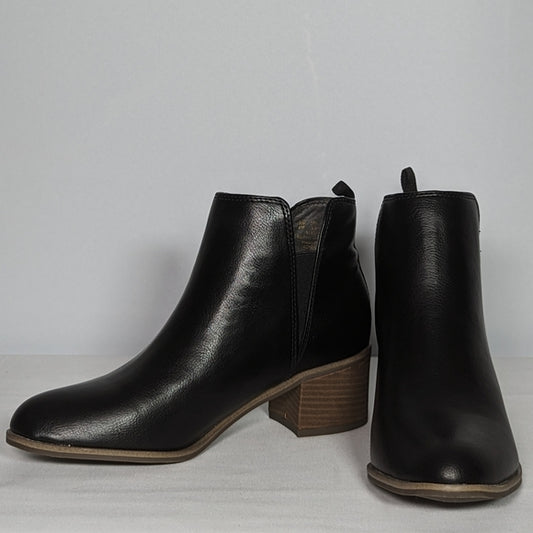 NEW Dr. Scholl's Shoes Womens Teammate Ankle Boot Sz 8 black