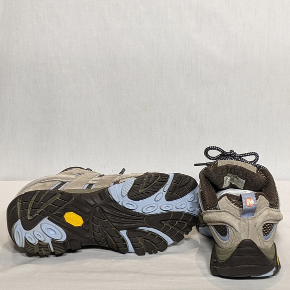 NEW Merrell Womens Leather Moab 2 Vent Hiking Shoe Sz 5.5 Granite