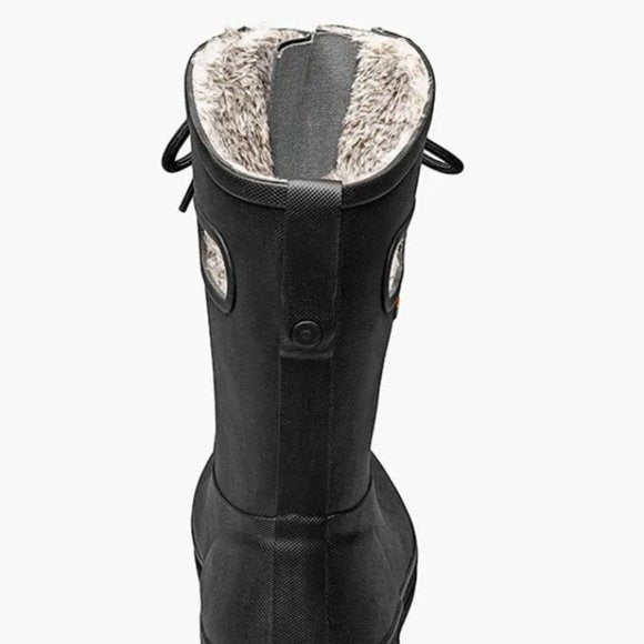 NEW Bogs Womens Waterproof Lace Up Snow/Rain Boots rated -25°C Sz 12 black