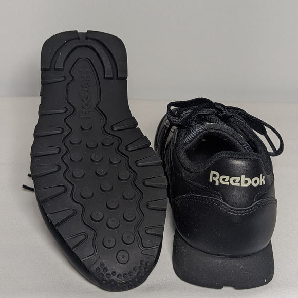 NEW Reebok Unisex Classic Leather Sneaker black Sz 8.5
