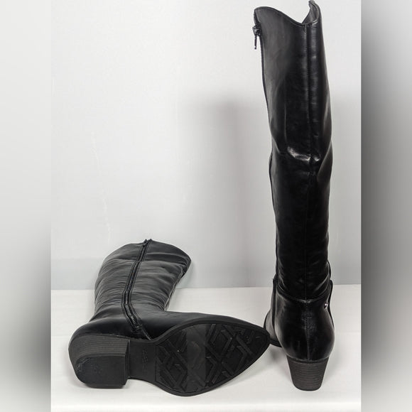 NEW Life Stride Womens Reese Western Tall Riding Boots Knee High Boot Sz 9 wide
