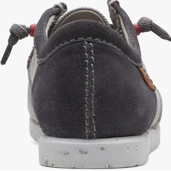 NEW Clarks Mens Shacrelite Moc Oxford grey Sz 8.5 wide