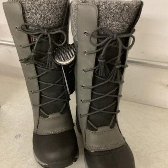 NEW Baffin Womens Dana Winter Snow Boots sz 5 black/grey