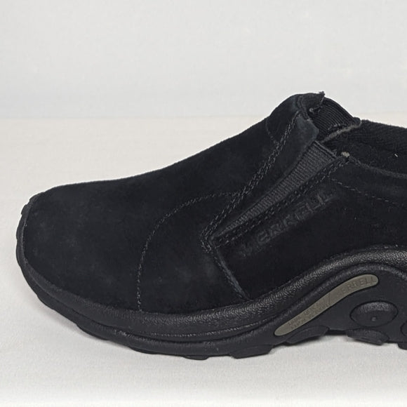 NEW Merrell Womens Jungle Moc Slip-On Suede Shoes Sz 9 black