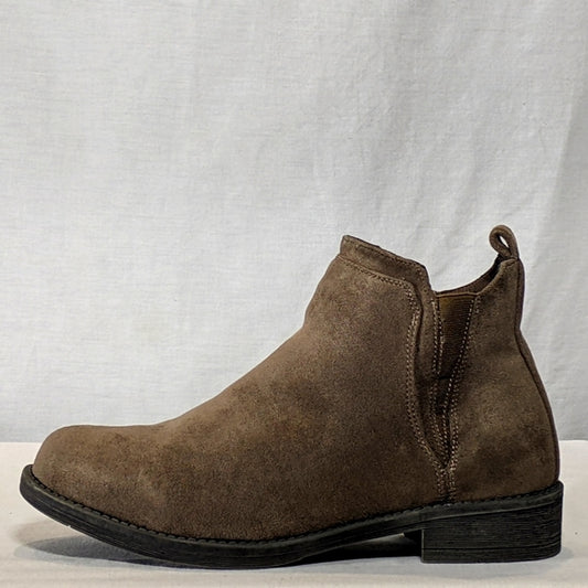 NEW Propet Womens Tandy Ankle Boot Smoked Taupe Suede Sz 10
