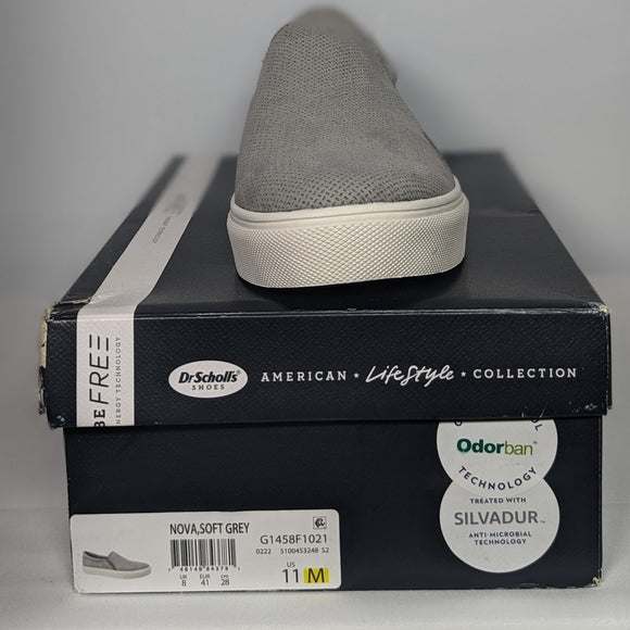 NEW Dr. Scholl's Womens Nova Sneaker Sz 11 grey