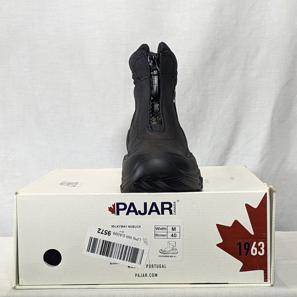 NEW Pajar Canada Womens Milkyway Snow Boot Leather black Sz 8.5