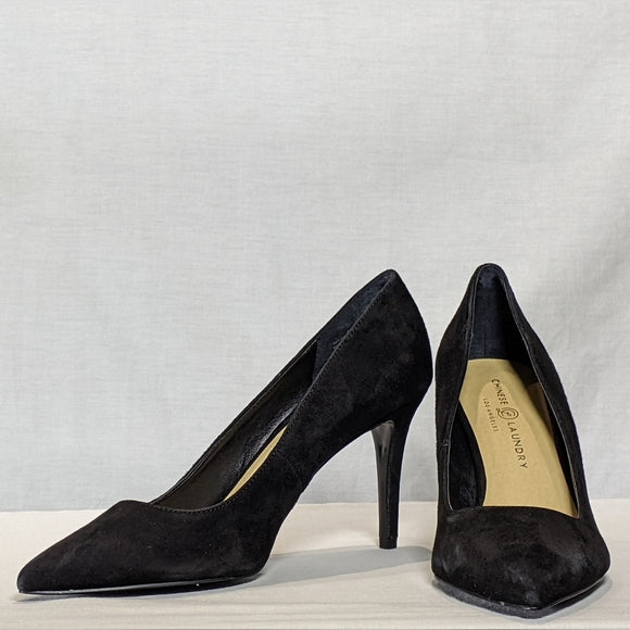 NEW Chinese Laundry Womens Dress High Heel - Black Suede Sz 10