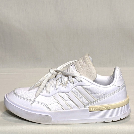 NEW Womens Leather Club Court Shoes Sz 6 white