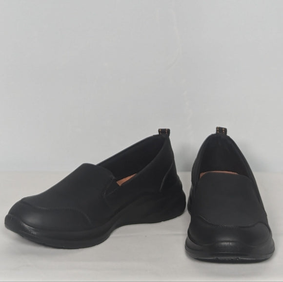 NEW Vangelo Women Professional Slip Resistant Work Shoe - Sz 9 wide black