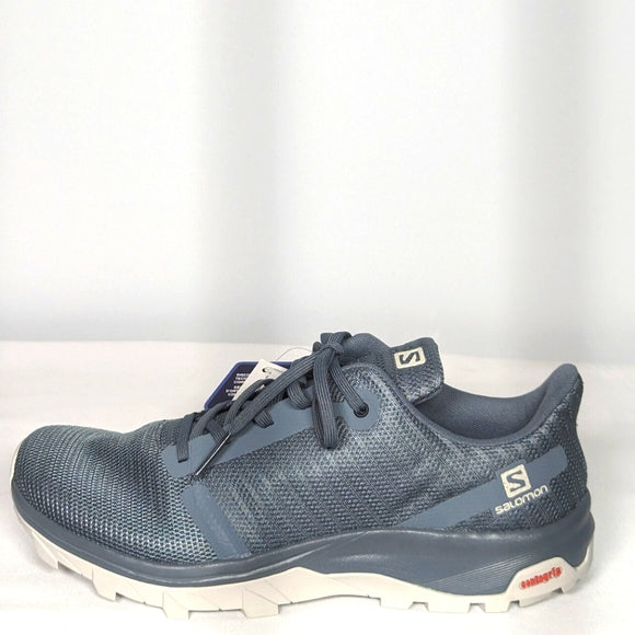 NEW Salomon Womens Outbound Prism Trail Running Shoe Sz 9 stormy weather