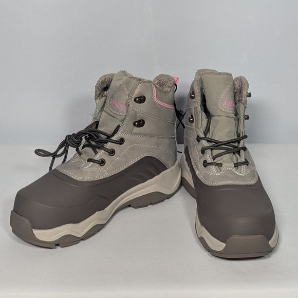 NEW Khombu Womens Shell Winter Boot comfortable cushioned Sz 8 brown