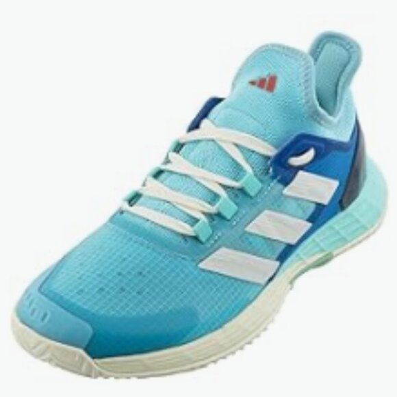 NEW adidas Womens Adizero Ubersonic 4.1 Tennis Shoes Sz 9 blue aqua