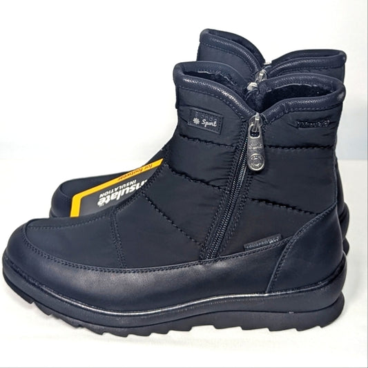 NEW Blondo Sport Pyper Winter Waterproof Zipper Boot Sz 9 black