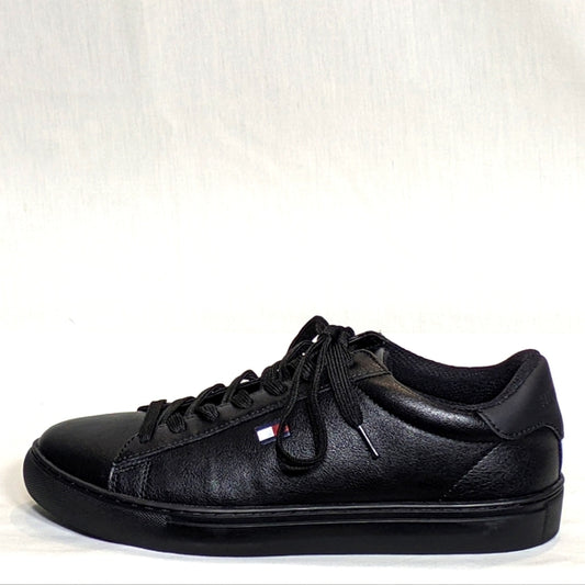 NEW Tommy Hilfiger Mens Brecon Cup Sole Sneaker Black Sz 8.5 black