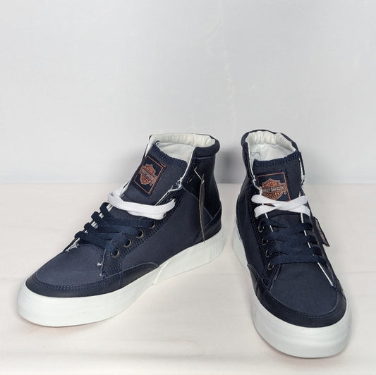 NEW Harley-Davidson Footwear Unisex Rosemont Sz 6.5 men Navy blue