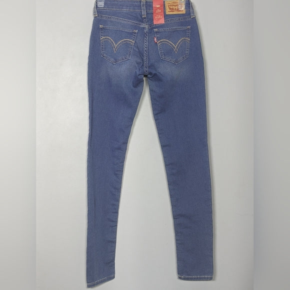 NEW Levis 535  Womens Super Skinny Mid Rise Jeans 25x30