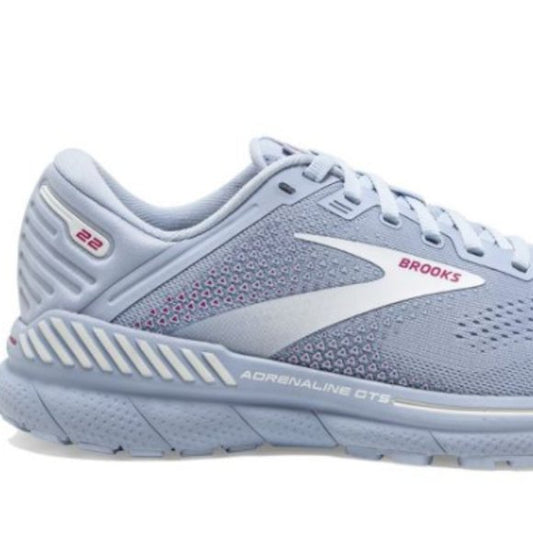 NEW Brooks Womens Adrenaline GTS 22 Running Shoe Sz 9 baby blue