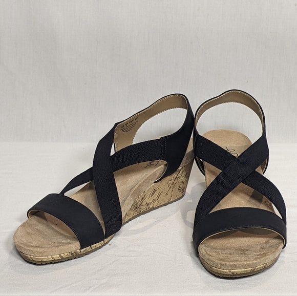NEW Life Stride Women's Mexico Wedge Sandal Sz 10