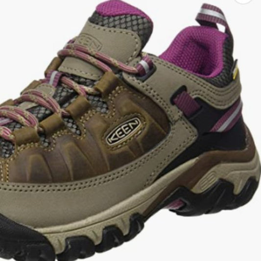 NEW Keen Womens Targhee 3 Low Height Waterproof Hiking Shoe Sz 9 brown