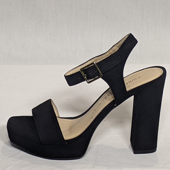 NEW Chinese Laundry Women's Alanah Platform 4.5 inch heel Sz 6 black