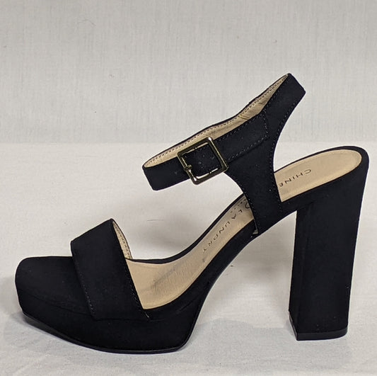 NEW Chinese Laundry Women's Alanah Platform 4.5 inch heel Sz 6 black