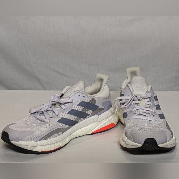 NEW adidas Womens Solar Boost 3 Running Shoe Sz 7 white/silver
