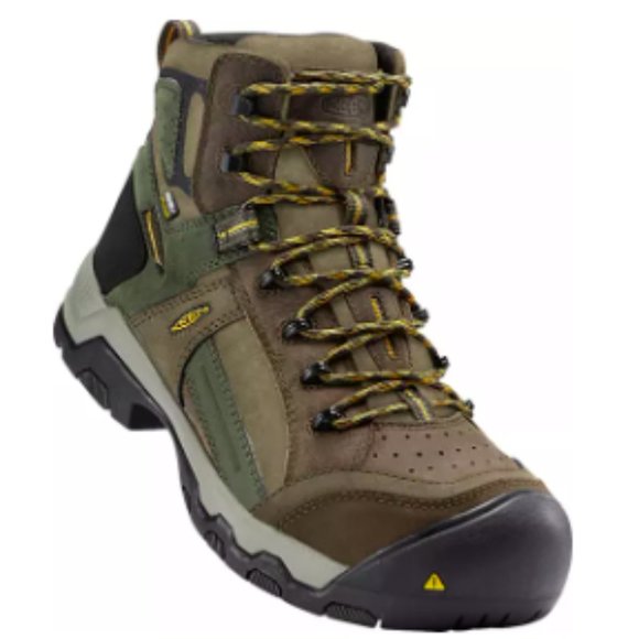 NEW Keen Mens Utilities Davenport Mid All Leather Work Boot Sz 11.5 D wide