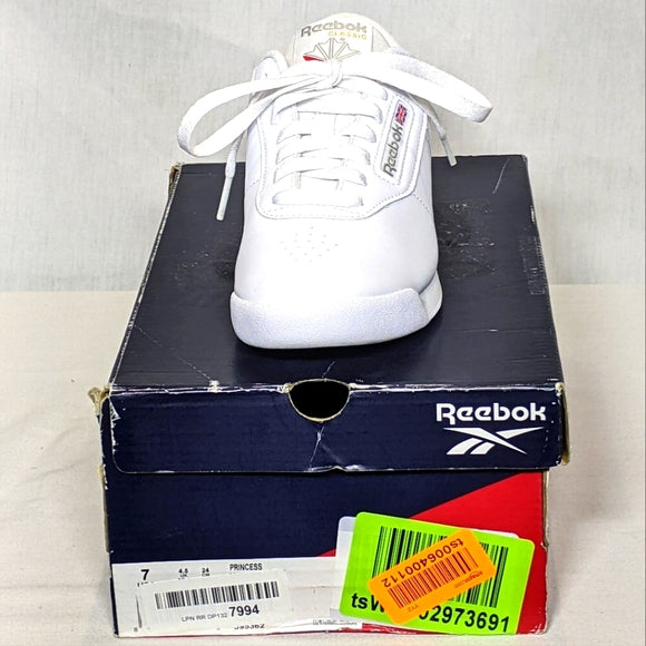 NEW Reebok Womens Princess Sneaker Classic White Sz 7