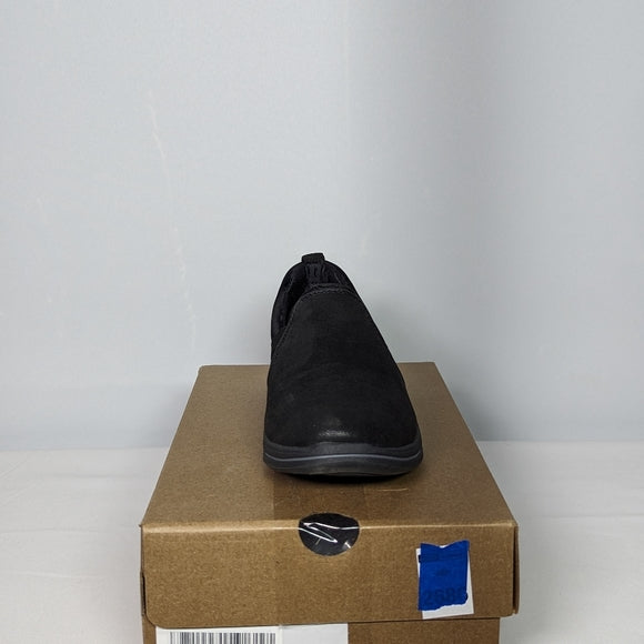 NEW Clarks Womens Fashion Sneaker Sz 6.5 black super comfortable