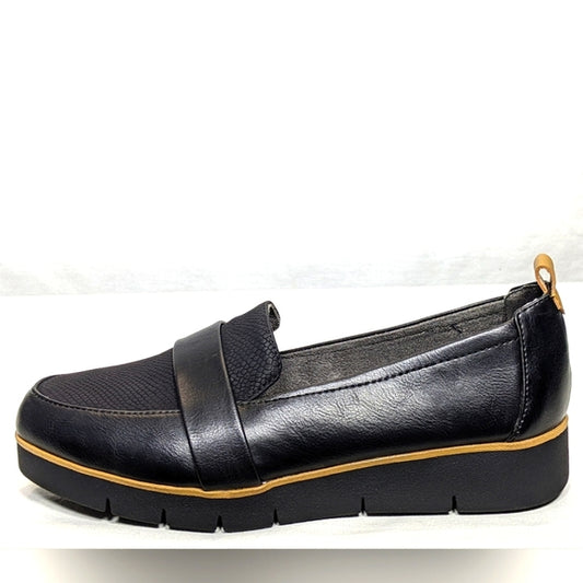 NEW Dr. Scholl's Shoes Womens Webster Loafer Black Sz 8