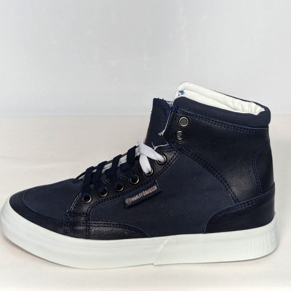 NEW Harley-Davidson Footwear Unisex Rosemont Sz 6.5 men Navy blue