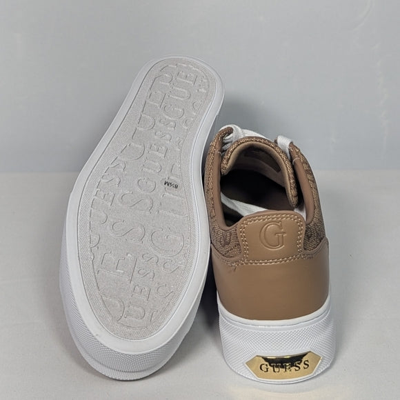 NEW Guess Womens Genza Sneaker Latte sz 8.5