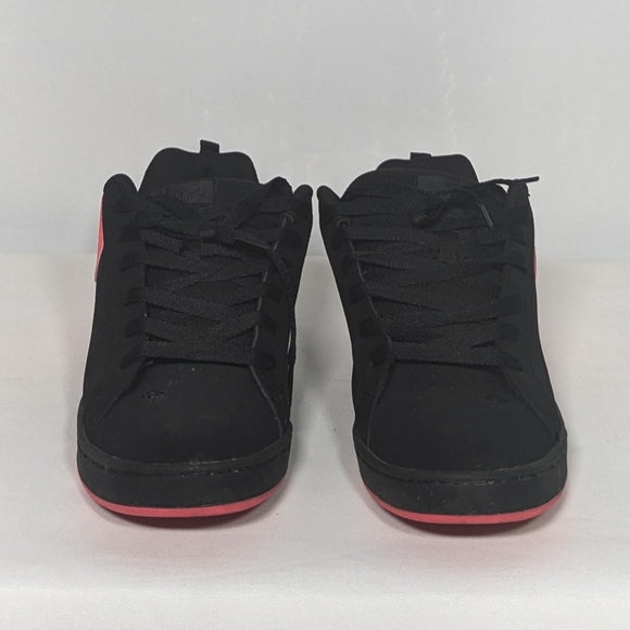 NEW DC Womens Court Graffik Low Top Casual Skate Shoe Black/Hot Pink 10.5