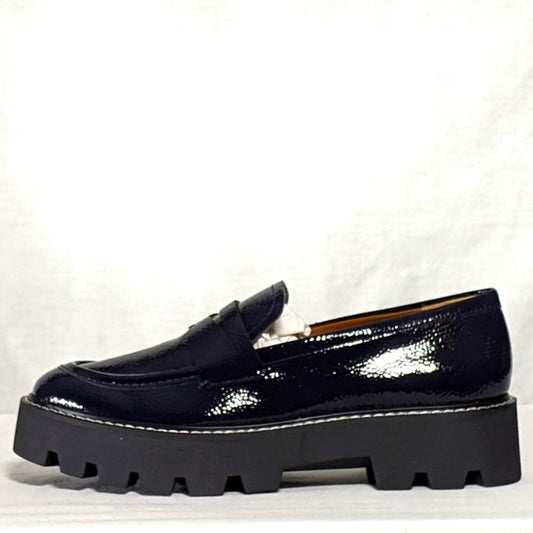 NEW Franco Sarto Womens Balin 2 Loafer navy blue Sz 6