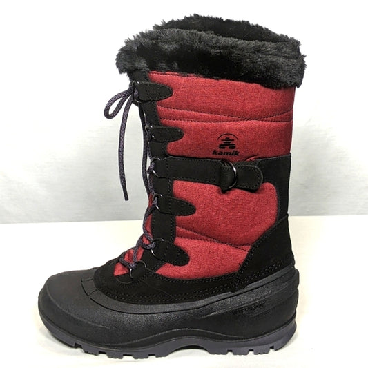NEW Kamik Womens STUNNING Snow Boots Sz 6 red