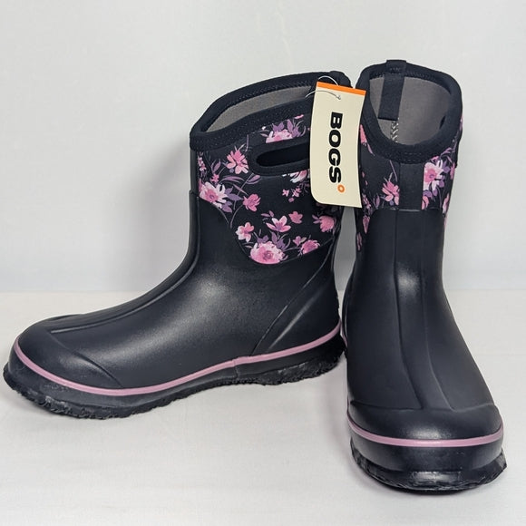 NEW Bogs Womens Classic Mid Painterly Farm Rain Boots sz 9