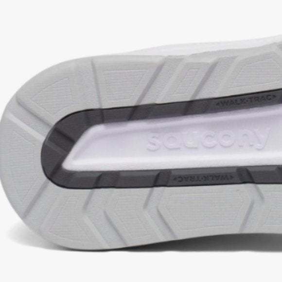 NEW Saucony Womens Leather Omni Walker 3 Shoe Sz 10.5 white