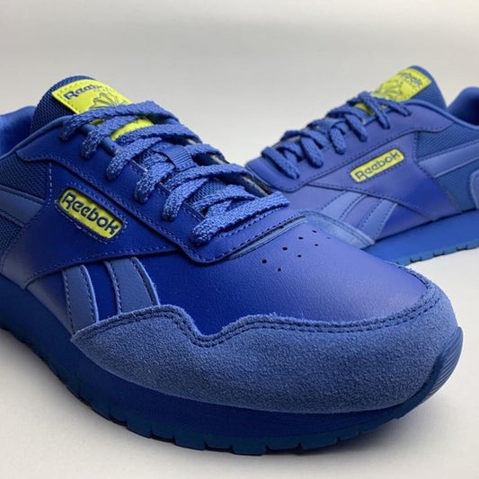 NEW Reebok Classic Harman Run Blue/Yellow Womens Ortholite Running Shoes Sz 5.5